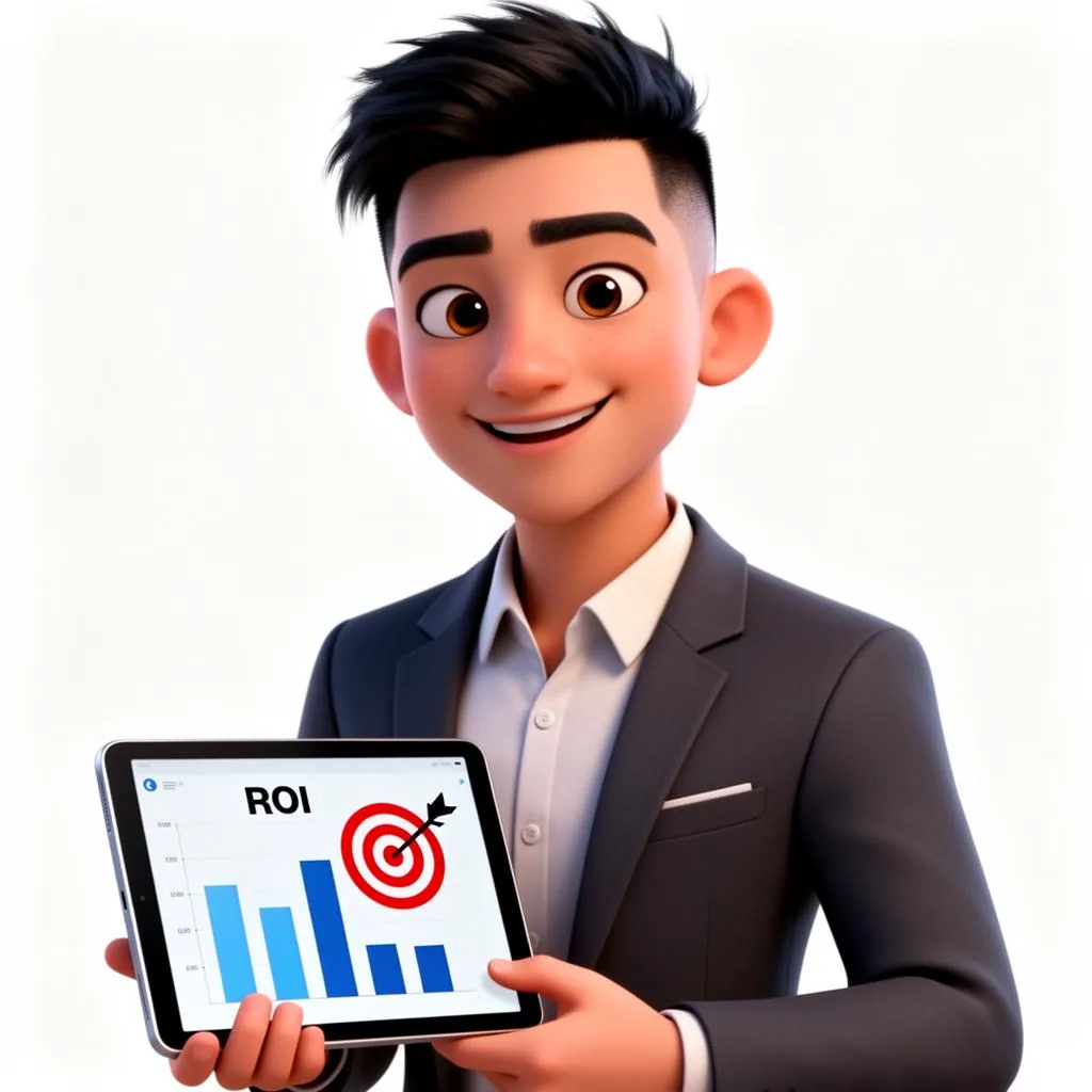 广告投放专家 - Pixar 3D 人物形象