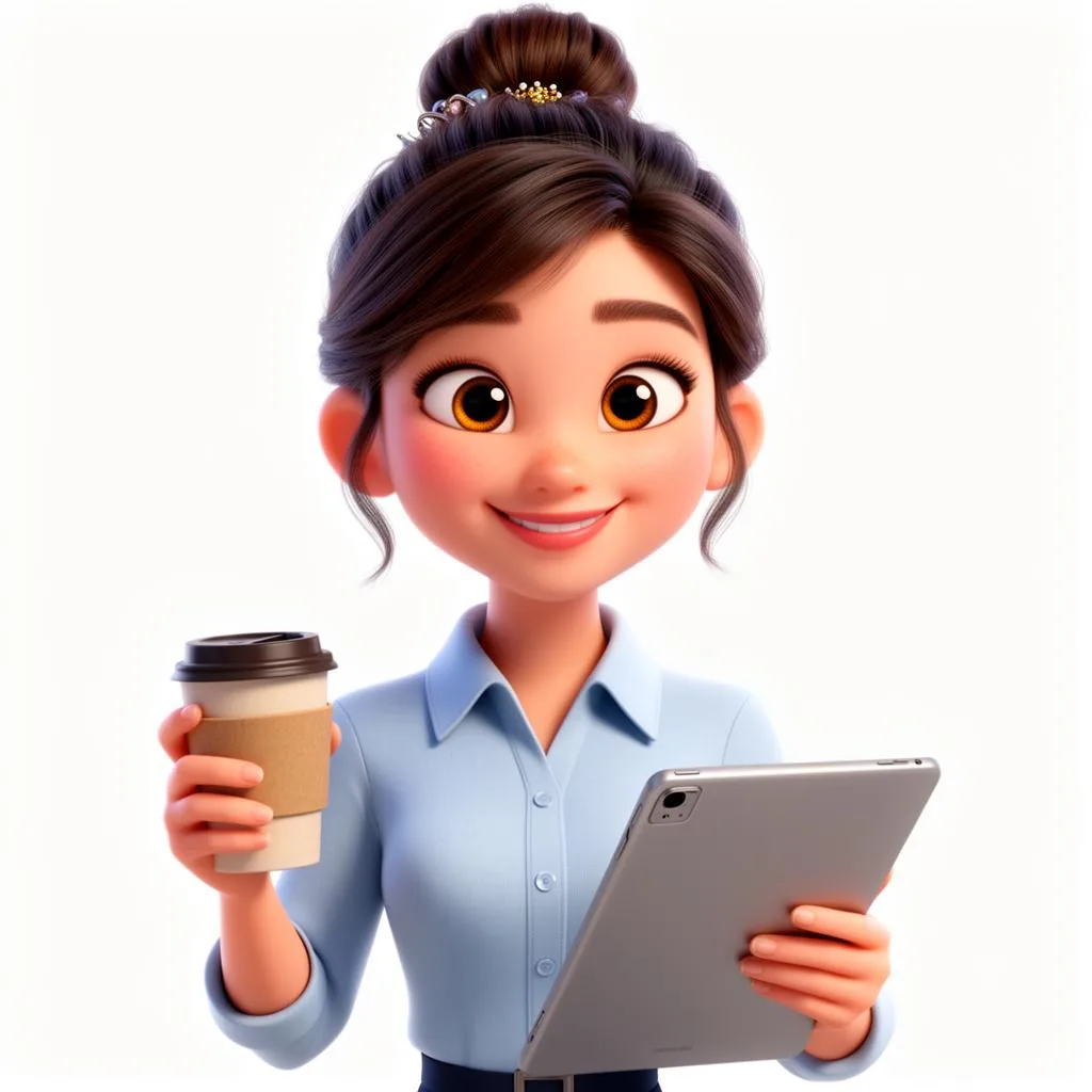 部门助理 - Pixar 3D 人物形象