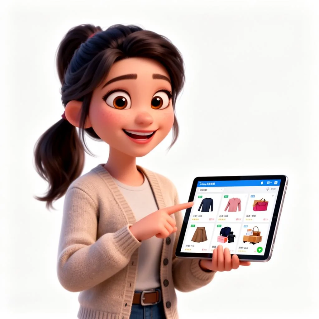 电商运营专家 - Pixar 3D 人物形象