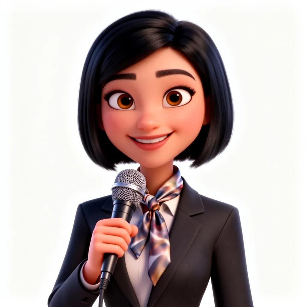 公关传播专家 - Pixar 3D 人物形象