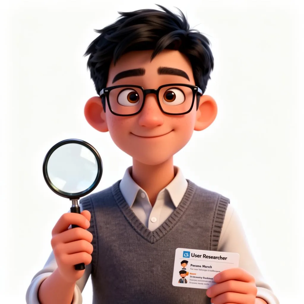 用户研究员 - Pixar 3D 人物形象