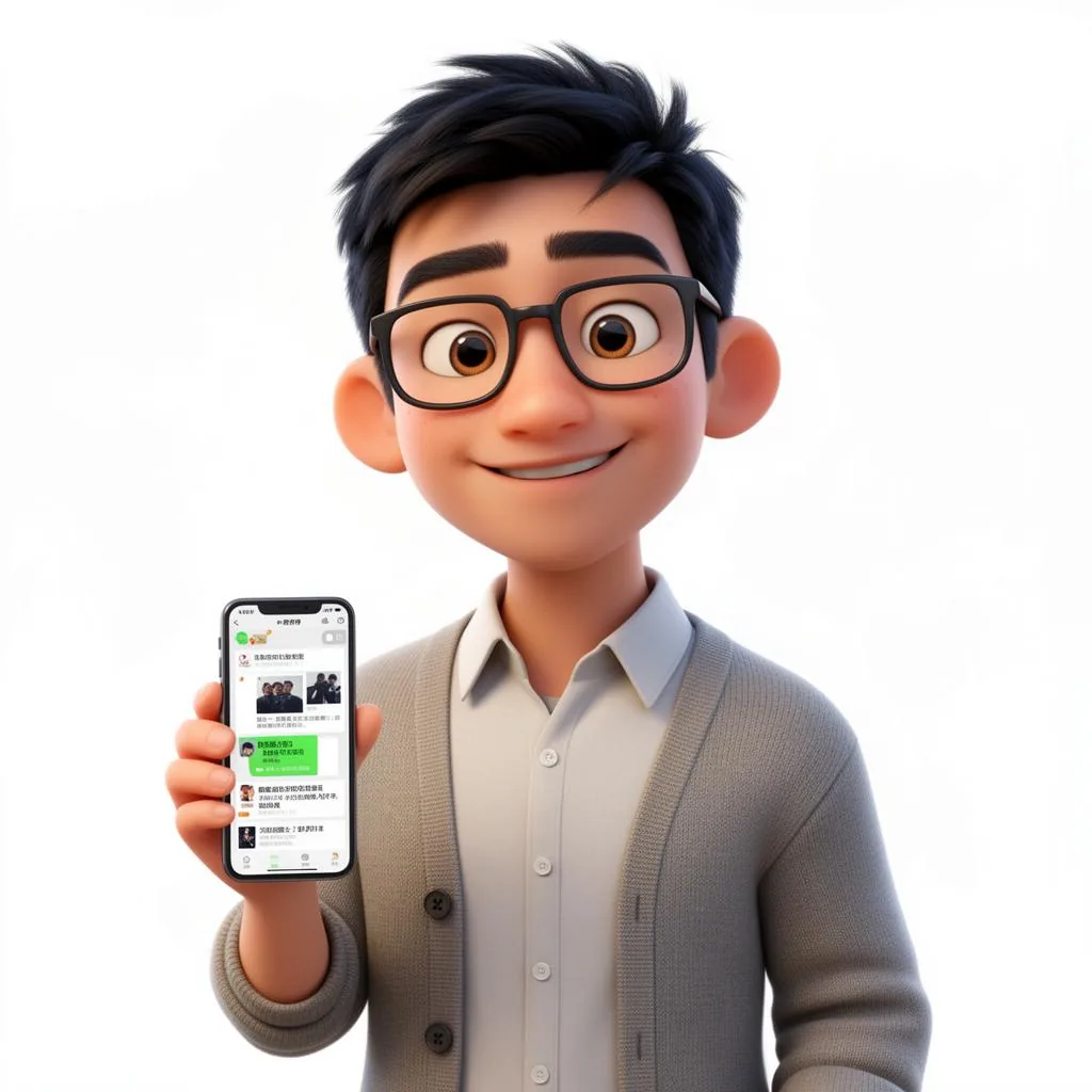 微信公众号运营 - Pixar 3D 人物形象