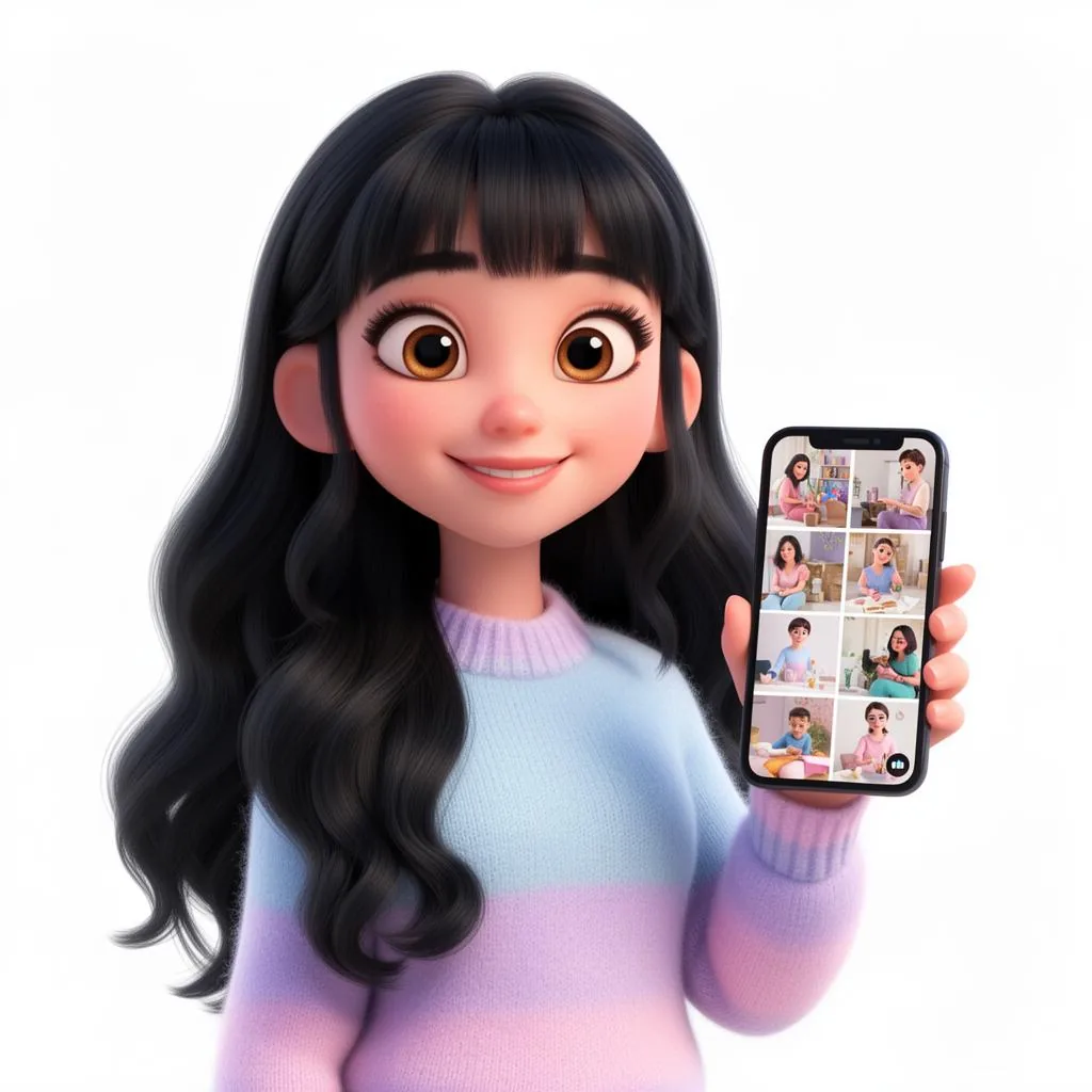 小红书运营专家 - Pixar 3D 人物形象