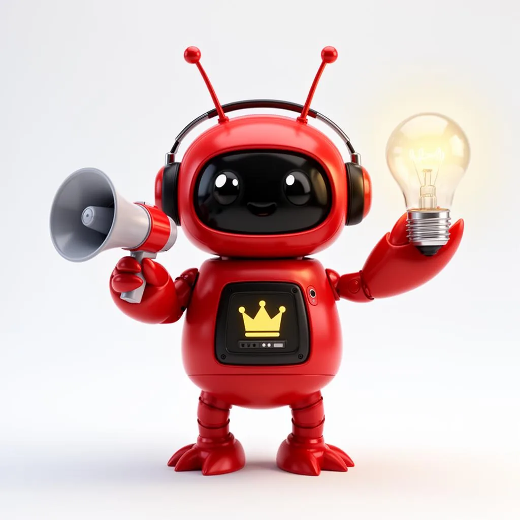 首席内容官 - AI 机器人形象