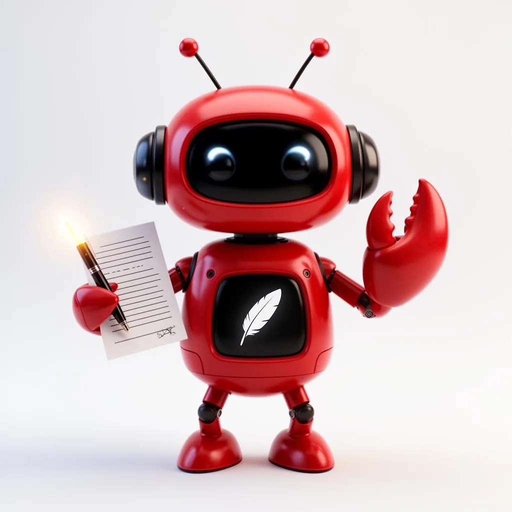 内容专家 - AI 机器人形象