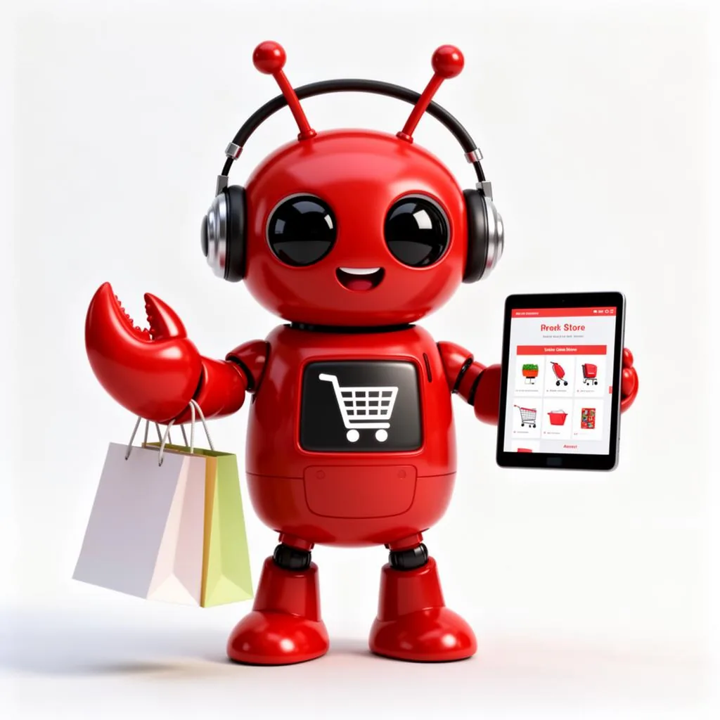 电商运营专家 - AI 机器人形象